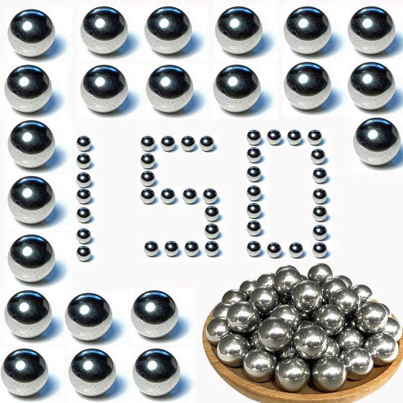 Alien Play 150 X 68 Caliber Aluminum Self Defense Balls, .68 Cal Ammo for Byrna SD/LE Reusable Paintball Projectiles 7.3 Grams for Training and Target Practice Fit for Pistelle X-68/Grimburg - Image 1